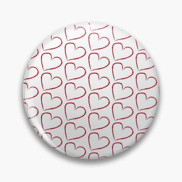 Item preview, red heart outline designed and sold by afreyd.