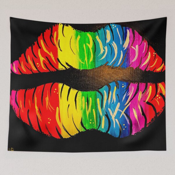 Item preview, Rainbow Lips designed and sold by plantlegend.