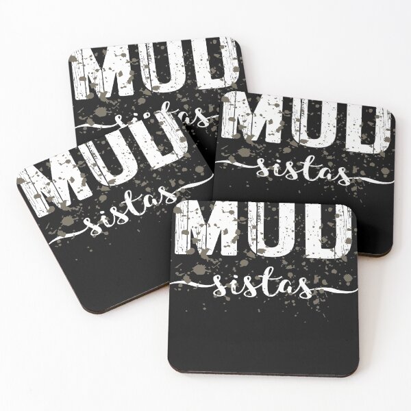 Item preview, Womens Mud Run Team Matching Marathon Runner 5K Gift Mud Sistas designed and sold by brightandbold.