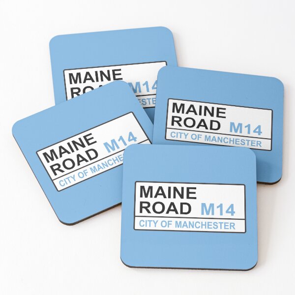Item preview, Manchester City Football Team Maine Road Street Sign designed and sold by DelfDesign.
