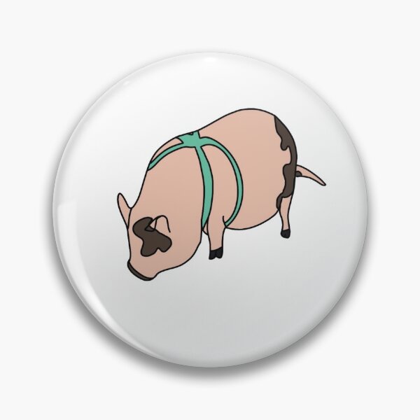 Item preview, Tucker the pig designed and sold by artbyjami.