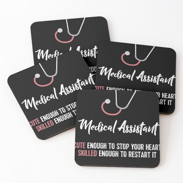 Item preview, Funny Medical Assistant TShirt: Cute Enough To Stop Your Heart designed and sold by brightandbold.
