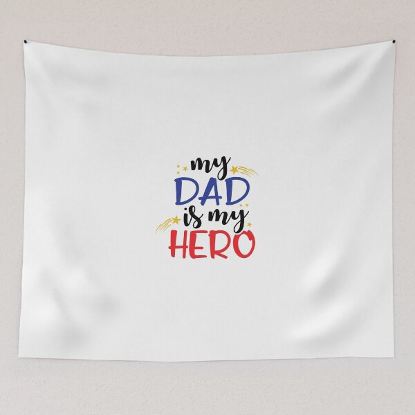 Item preview, My Dad is my Hero :Father's Day Quote  designed and sold by remonss.