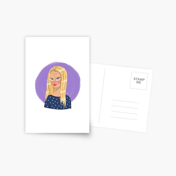 Girl #3 Postcard