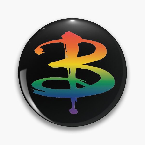 Item preview, B Logo Rainbow Pride - Buffy designed and sold by Queerdelion.