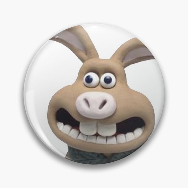 Were-Rabbit funny bunny Pin