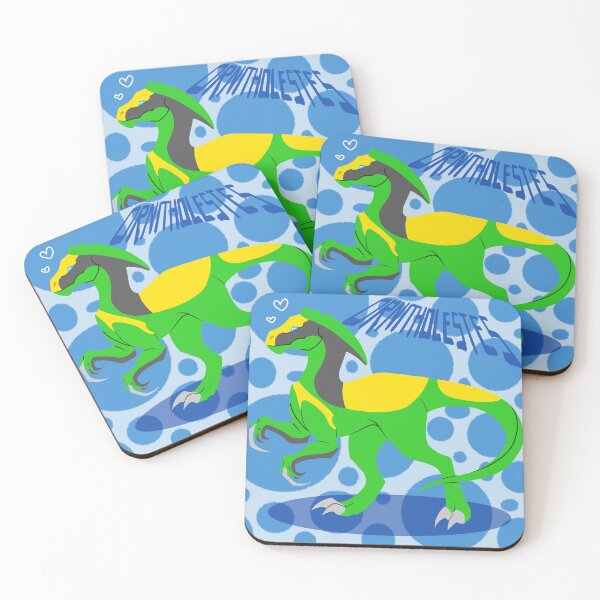 Item preview, Dinosaur Ornitholestes cute cartoon designed and sold by Jellybeancreate.