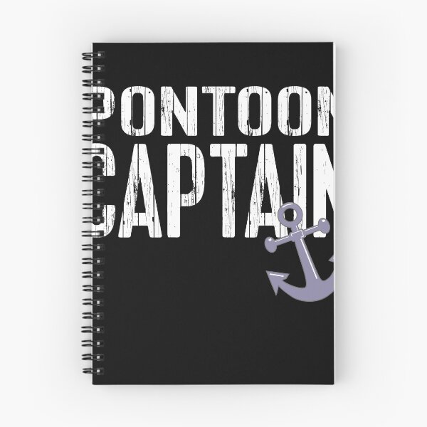 Item preview, Nautical Pontoon Boat Captain designed and sold by brightandbold.