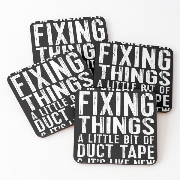 Item preview, Funny Duct Tape Gift Dad Grandpa Fixing Duct Tape designed and sold by brightandbold.