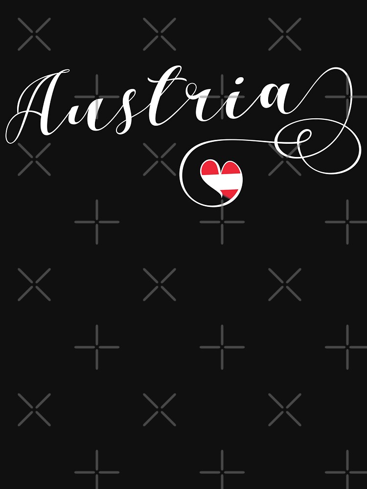 "Herz Österreich, Österreicher, Ich liebe Österreich, Österreich" T