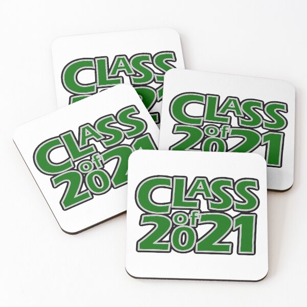 Item preview, Grad Class of 2021 Dark Green with a Silver Border designed and sold by gkillerb.