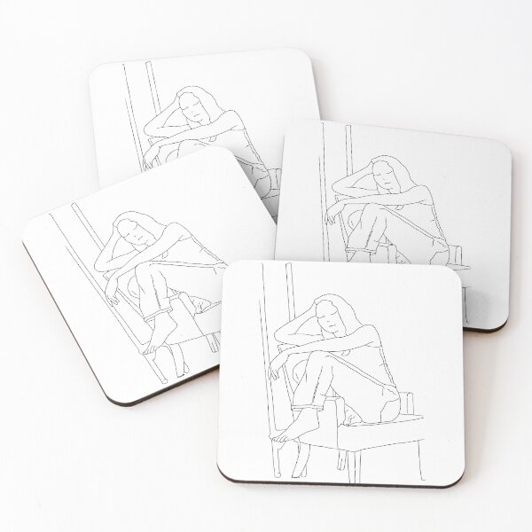 Stilt Walker In Lockdown Coasters (Set of 4)