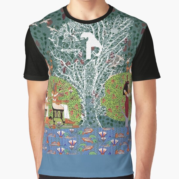 Ancient Egyptian Paradise "Tree Goddess" Mask Graphic T-Shirt