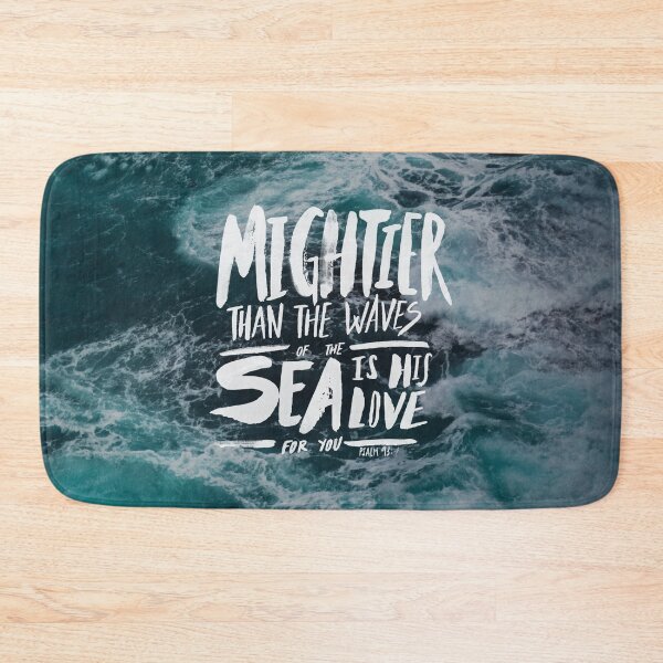 Item preview, Mightier than the Sea designed and sold by theanointedhome.