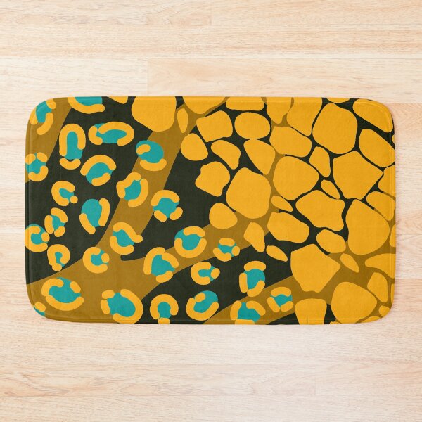 Item preview, Ethnic Aztec Afro-Inspired Abstract Design - Saffron (Multicolor - Yellow/ Orange, Cyan, Black) designed and sold by AudaciousGB.