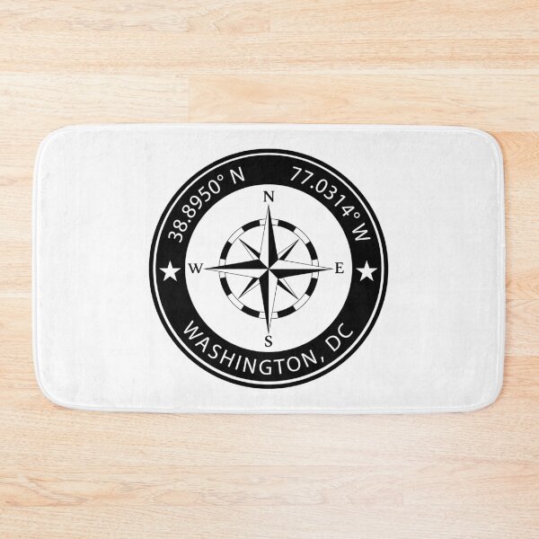 Item preview, Washington, D.C. Geographical Coordinates designed and sold by TeeOhGraphics.