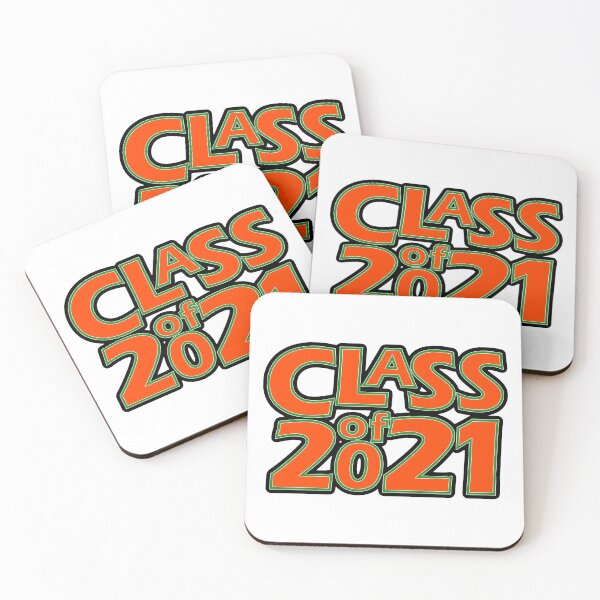 Item preview, Grad Class of 2021 Dark Orange with a Green Border designed and sold by gkillerb.