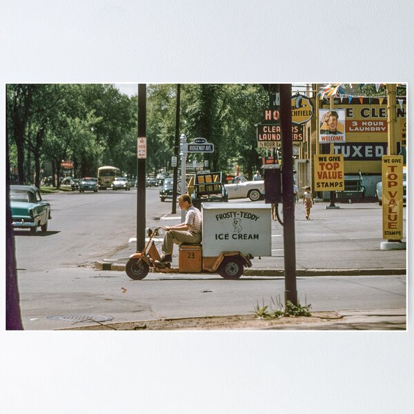 Item preview, Scooter ice cream cart Rochester 19570706 0001 designed and sold by Fred Mitchell.