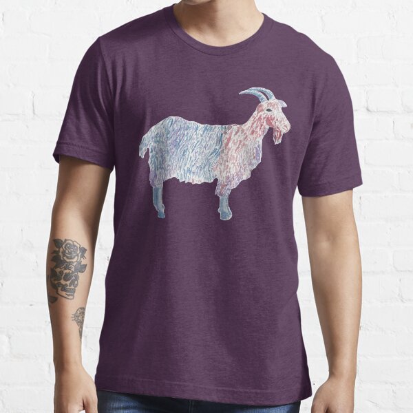 Colorful Watercolor Goat Essential T-Shirt