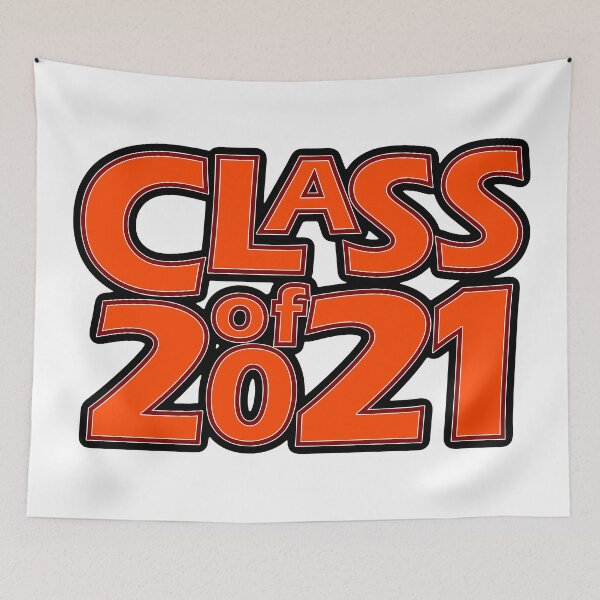Item preview, Grad Class of 2021 Dark Orange with a Maroon Border designed and sold by gkillerb.