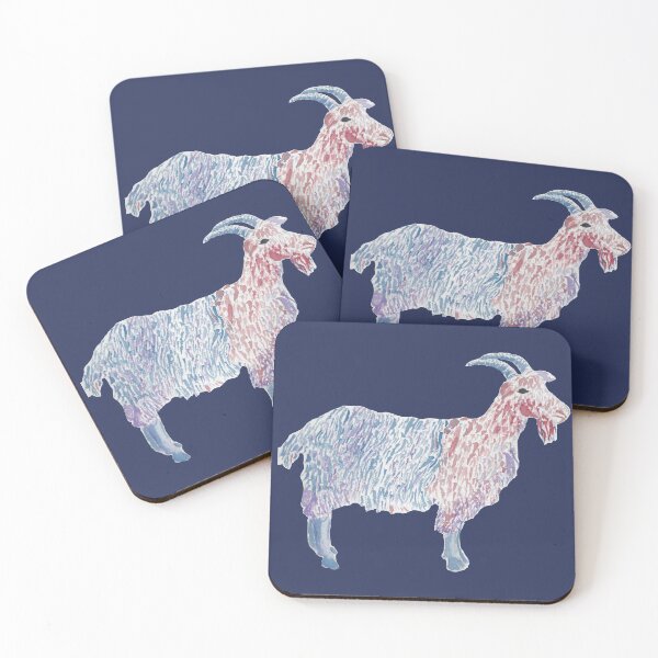 Item preview, Colorful Watercolor Goat designed and sold by ArtChildGalore.