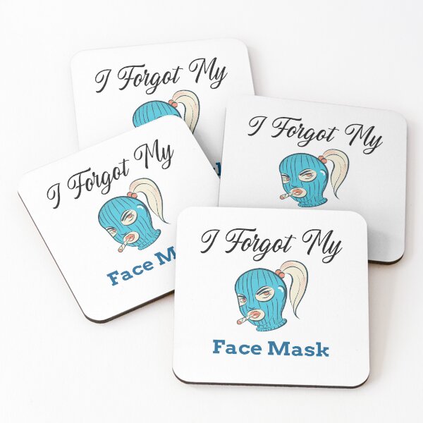 Item preview, I Forgot My Face mask designed and sold by Tru-Bless Properties.