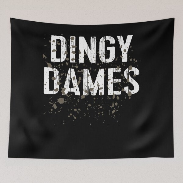 Item preview, Womens Mud Run Team Matching Marathon Runner 5K Gift Dingy Dames designed and sold by brightandbold.