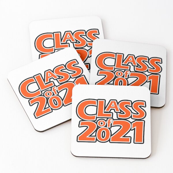 Item preview, Grad Class of 2021 Dark Orange with a White Border designed and sold by gkillerb.