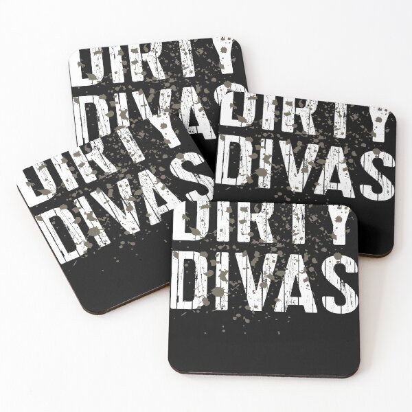 Item preview, Womens Mud Run Team Matching Marathon Runner 5K Gift Dirty Divas designed and sold by brightandbold.