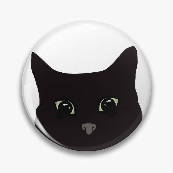 Item preview, Black Cat Peeking designed and sold by Sarah Ferree.