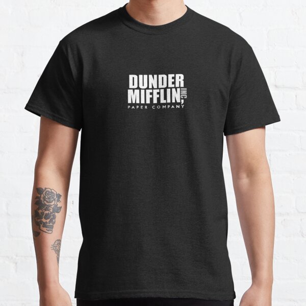 Camiseta de la película de la Oficina de Dunder Mifflin, camiseta de diseño  divertido, nueva