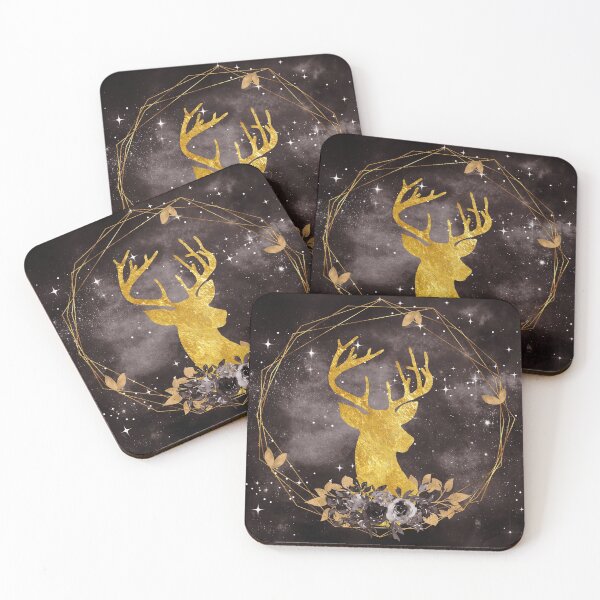 Item preview, Galaxy Deer - Sepia designed and sold by kimcarlika.