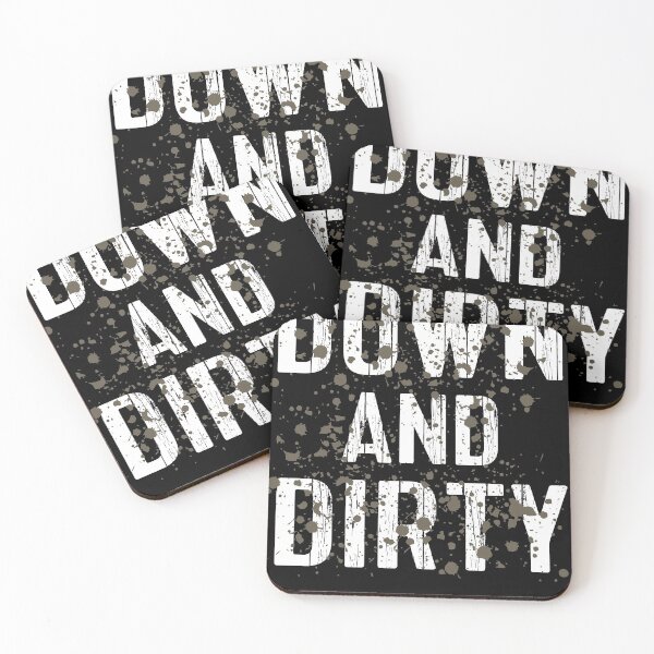 Item preview, Womens Mud Run Team Matching Marathon Runner 5K Gift Down And Dirty designed and sold by brightandbold.