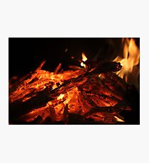 Our Last Fire This Winter Photographic Print