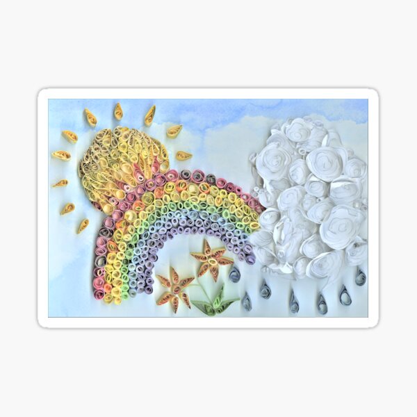 Item preview, Quilled Rainbow designed and sold by LymphomaLass.