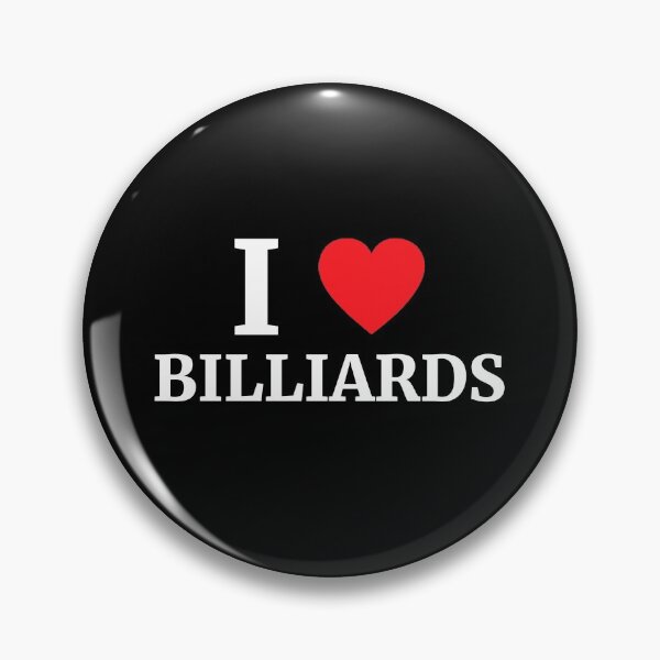 Item preview, I Love Billiards Heart  designed and sold by Vanover Designs.