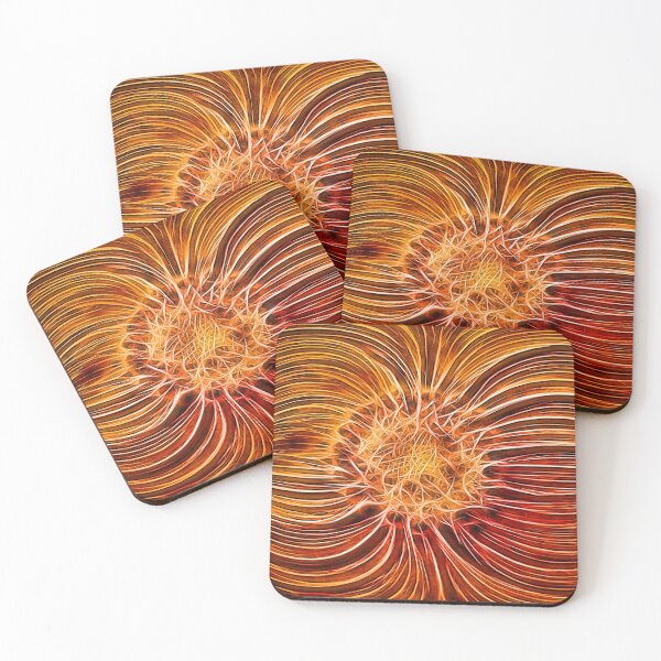 Item preview, Orange gazania glowing designed and sold by Avril Harris.