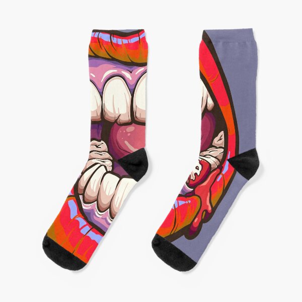 Bite Me Women's Funny Novelty Ankle Socks, Hipster/Nerdy/Geeky