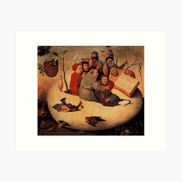 Concert in the Egg Painting by Hieronymus Bosch Art Print