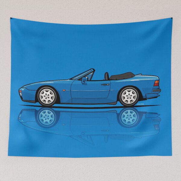 Item preview, Maritime Blue 1986 P 944 S2 Cabriolet Convertible designed and sold by Monkey Crisis On Mars.