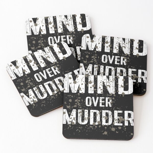 Item preview, Womens Mud Run Team Matching Marathon Runner 5K Gift Mind Over Mudder designed and sold by brightandbold.