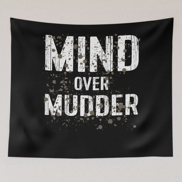 Item preview, Womens Mud Run Team Matching Marathon Runner 5K Gift Mind Over Mudder designed and sold by brightandbold.