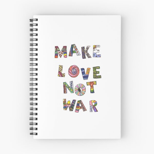 Item preview, make love not war designed and sold by Carolina O'Byrne.