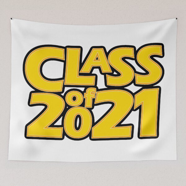 Item preview, Grad Class of 2021 Gold with a Light Orange Border designed and sold by gkillerb.