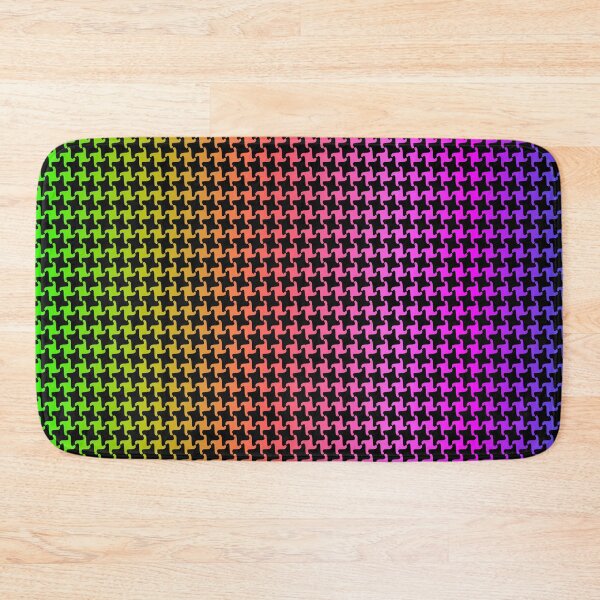 Item preview, Rainbow Houndstooth Pattern designed and sold by DracoStyles.