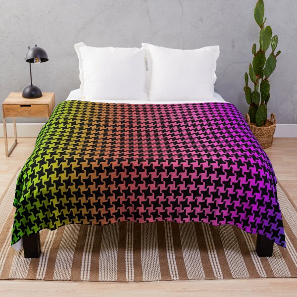 Item preview, Rainbow Houndstooth Pattern designed and sold by DracoStyles.