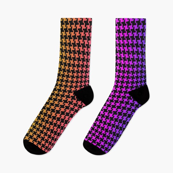 Item preview, Rainbow Houndstooth Pattern designed and sold by DracoStyles.
