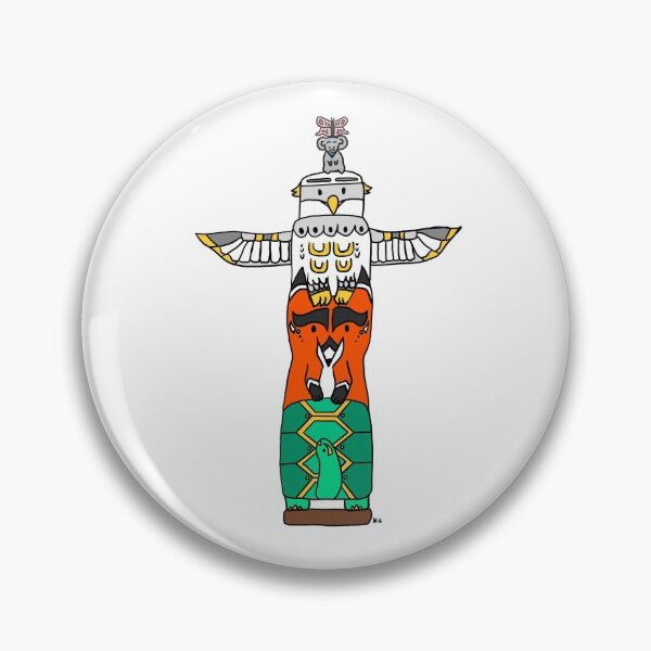 Item preview, ANIMAL TOTEM POLE designed and sold by krndraws.