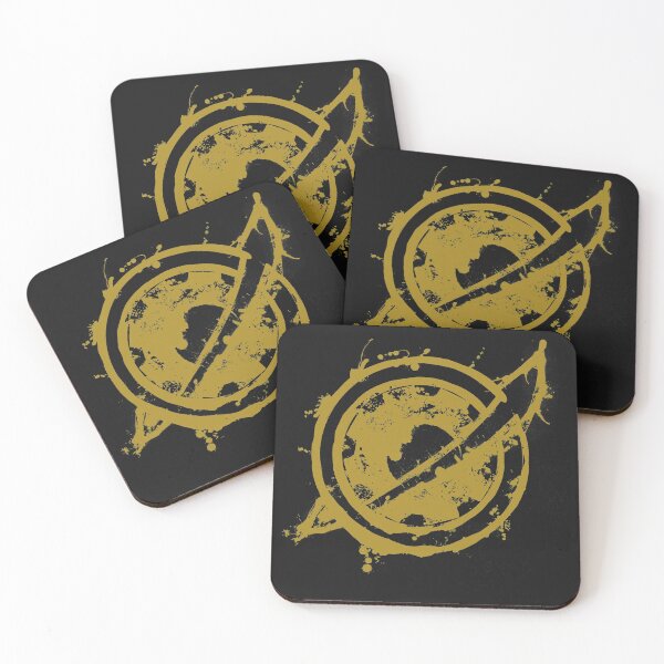 STEINS GATE: Future Gadget Lab logo SPLASH Coasters (Set of 4)