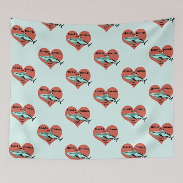 Item preview, Sharks Are Friends, Not Food designed and sold by Laneyrustin.